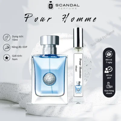Nước hoa nam, nước hoa Versace Pour Home cao cấp, nước hoa chai chiết 10ml - scandal_perfume